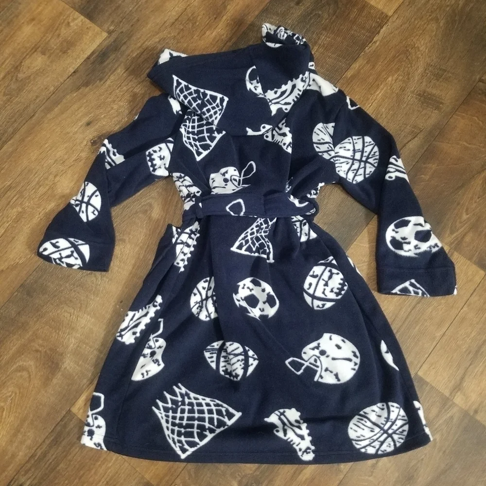 Komar kids sports fleece hooded robe